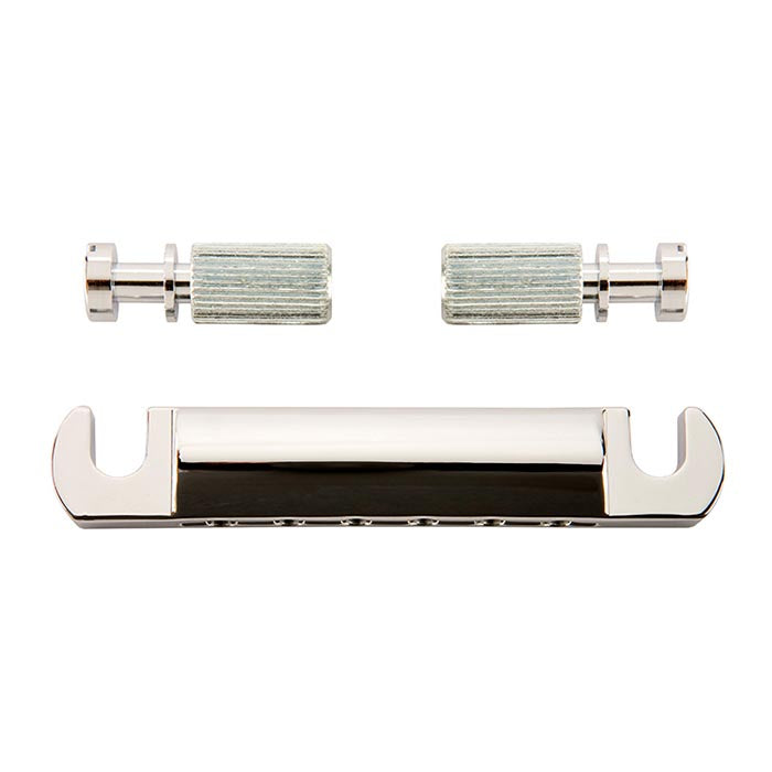 Gibson Chrome Stop Bar With Studs & Inserts