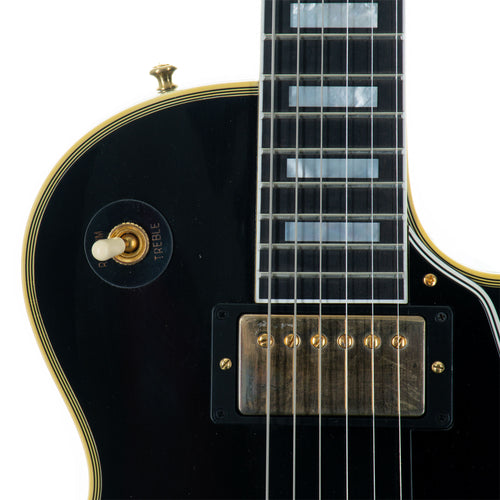Gibson Custom 1957 Les Paul Custom Reissue 2 Pickup Murphy Lab, Ultra Light Aged Ebony