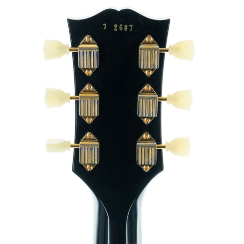 Gibson Custom 1957 Les Paul Custom Reissue 2 Pickup Murphy Lab, Ultra Light Aged Ebony