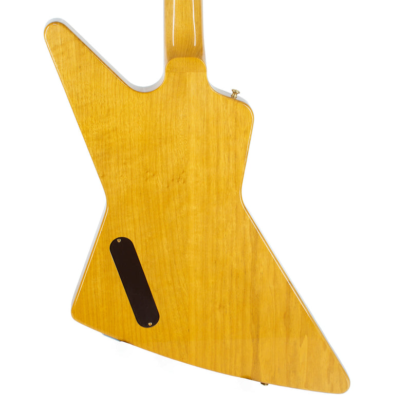 Gibson Custom 1958 Korina Explorer Reissue, White Pickguard, Natural VOS Electric Guitar