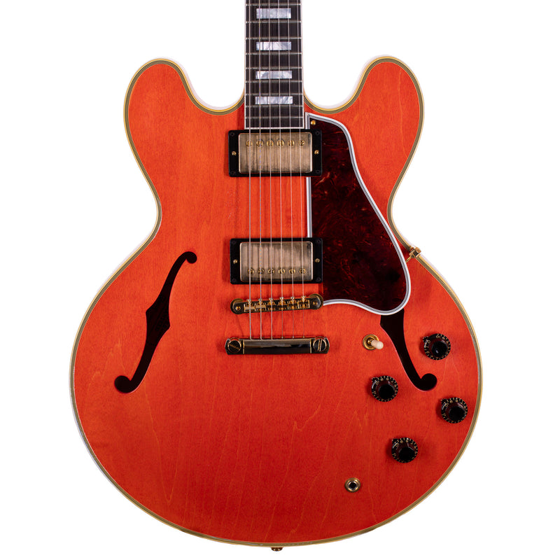 Gibson Custom 1959 ES-355 Reissue Electric Guitar Stop Bar Murphy Lab, Light Aged Watermelon Red