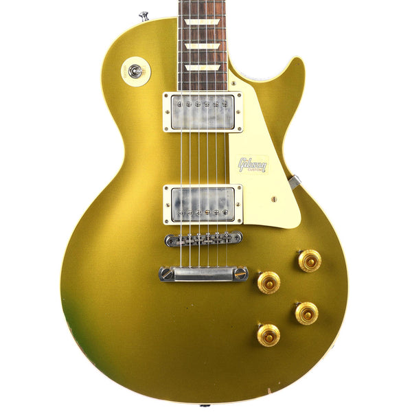 Gibson Custom '57 Les Paul Goldtop Darkback Lightly Aged With Green Ti