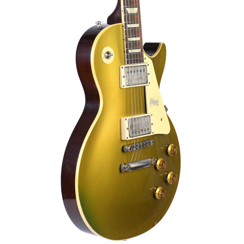 Gibson Custom '57 Les Paul Goldtop Darkback Lightly Aged With Green Ti