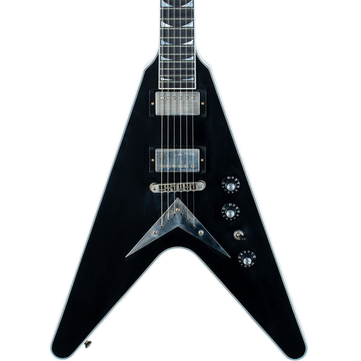 Gibson Custom Dave Mustaine Flying V EXP Limited Edition, Ebony VOS
