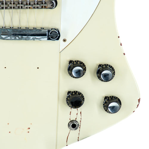 Gibson Custom Johnny Winter 1964 Firebird V, Murphy Lab Aged, Polaris White