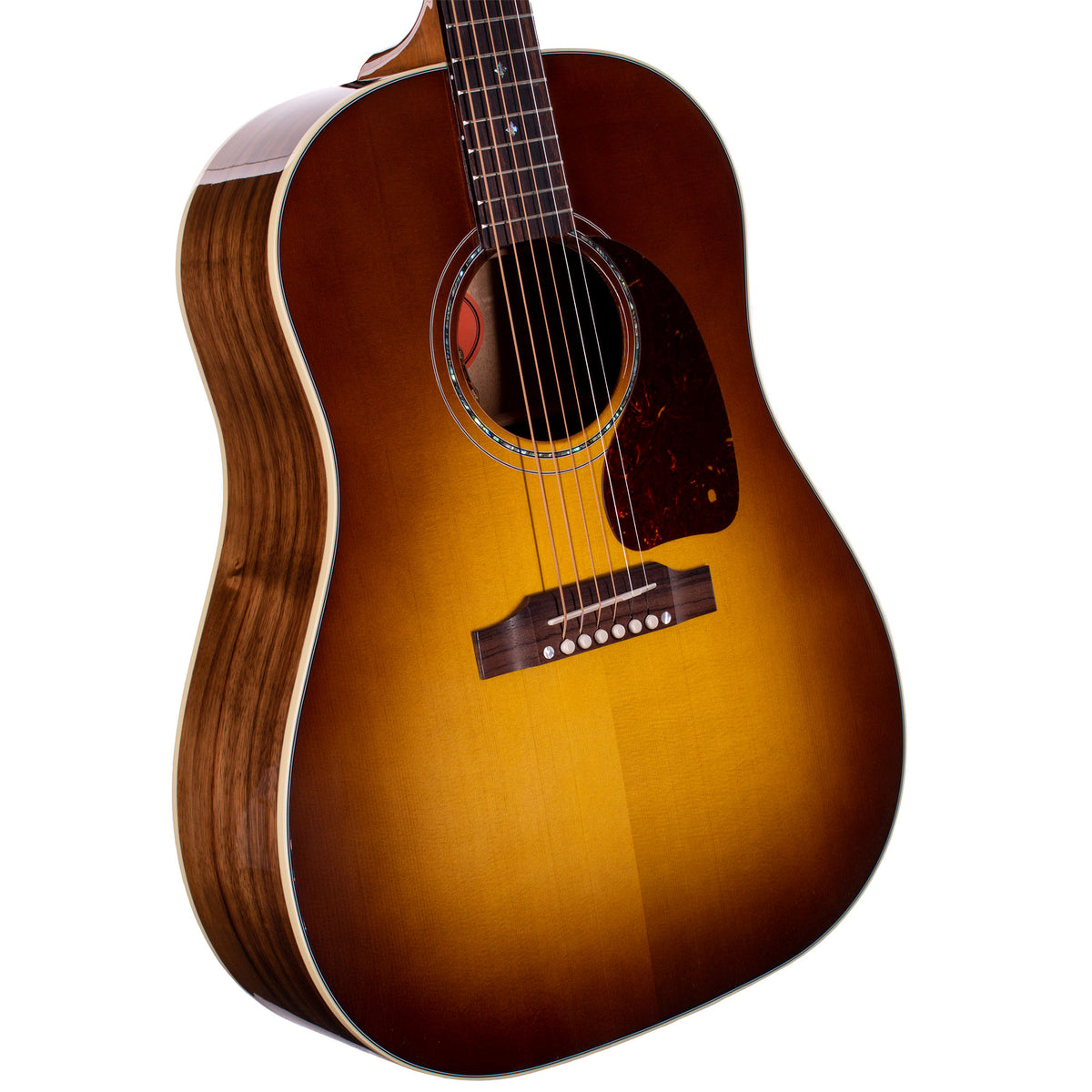 Gibson Custom Limited Edition J-45 Koa With Engelmann Spruce Top, Honeyburst, Acoustic Guitar