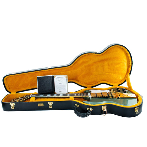 Gibson Custom SG Electric Guitar, Murphy Lab Light Aged Antique Pelham Blue, Maestro Vibrola Tailpiece