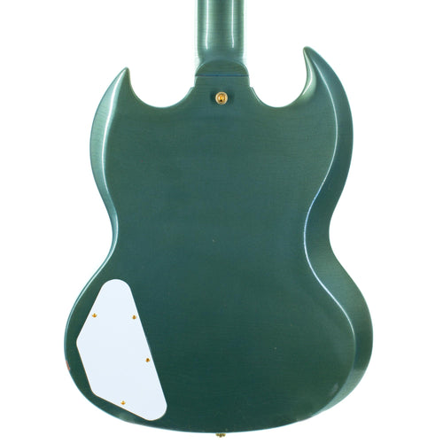 Gibson Custom SG Electric Guitar, Murphy Lab Light Aged Antique Pelham Blue, Maestro Vibrola Tailpiece
