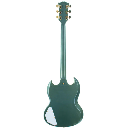 Gibson Custom SG Electric Guitar, Murphy Lab Light Aged Antique Pelham Blue, Maestro Vibrola Tailpiece