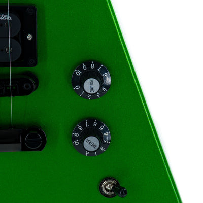 Gibson Dave Mustaine Flying V EXP Rust In Peace Electric Guitar, Alien Tech Green