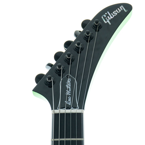 Gibson Dave Mustaine Flying V EXP Rust In Peace Electric Guitar, Alien Tech Green