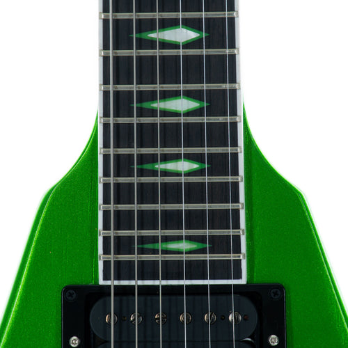 Gibson Dave Mustaine Flying V EXP Rust In Peace Electric Guitar, Alien Tech Green