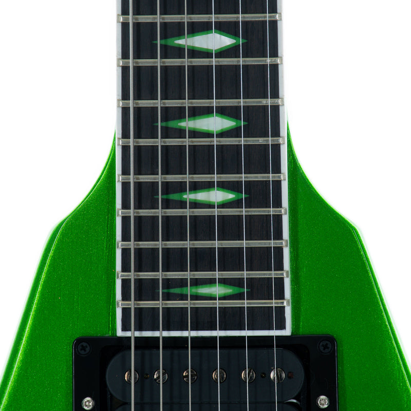 Gibson Dave Mustaine Flying V EXP Rust In Peace Electric Guitar, Alien Tech Green