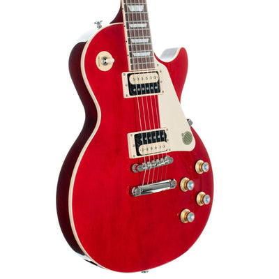 Gibson Les Paul Classic Electric Guitar, Translucent Cherry with Hardshell Case