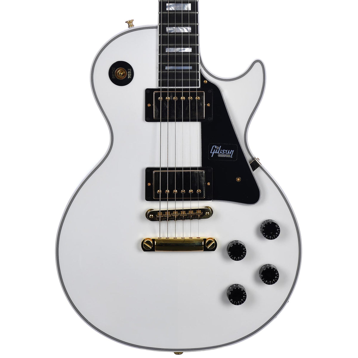 Gibson Custom Les Paul Alpine White Finish With Ebony Fingerboard Gloss
