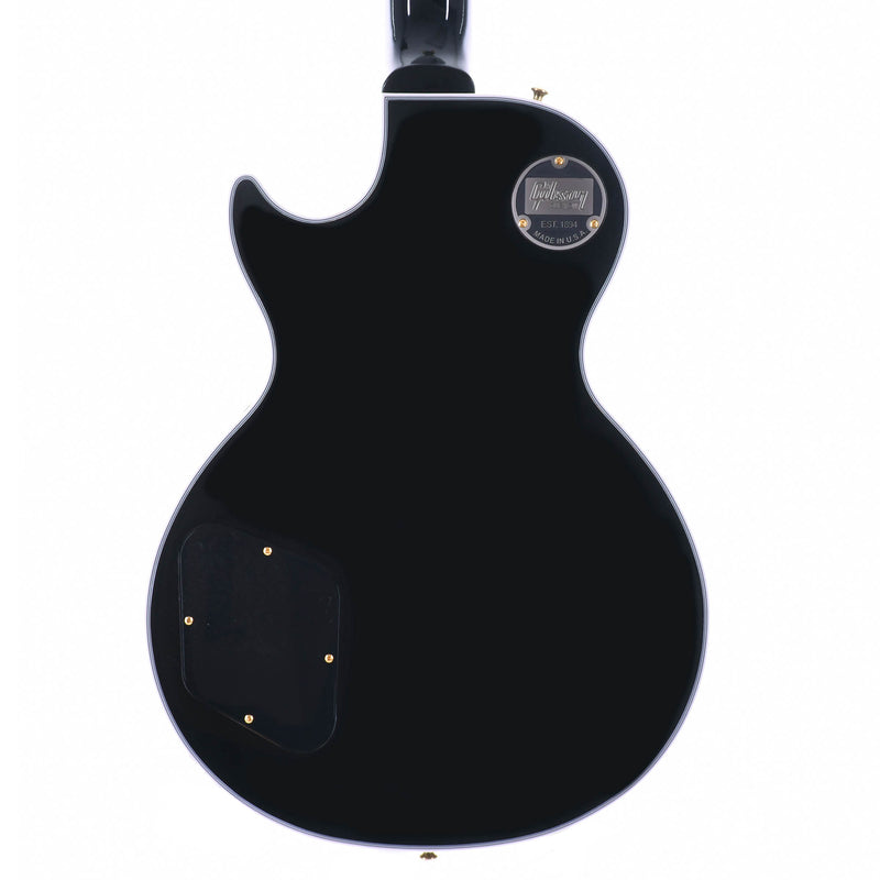 Gibson Custom Les Paul Electric Guitar, Ebony Fingerboard, Ebony Gloss Finish