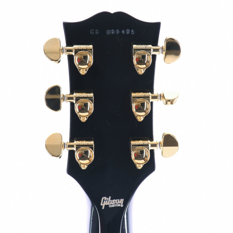 Gibson Custom Les Paul Electric Guitar, Ebony Fingerboard, Ebony Gloss Finish