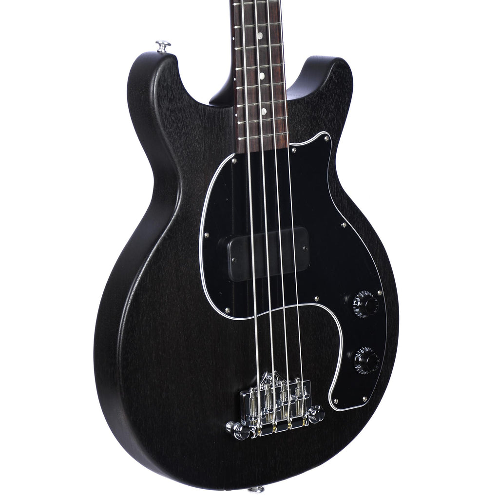 Gibson Les Paul Junior Tribute DC Bass Guitar, Worn Ebony