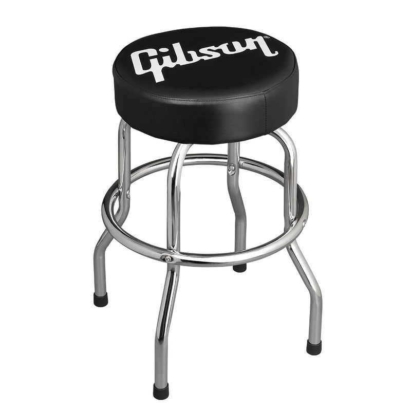 Gibson Premium Playing Stool Standard Logo, Short, Chrome