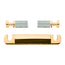 Gibson Stop Bar Gold With Studs And Inserts