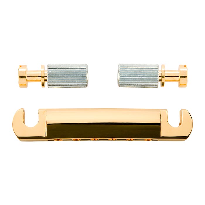 Gibson Stop Bar Gold With Studs And Inserts
