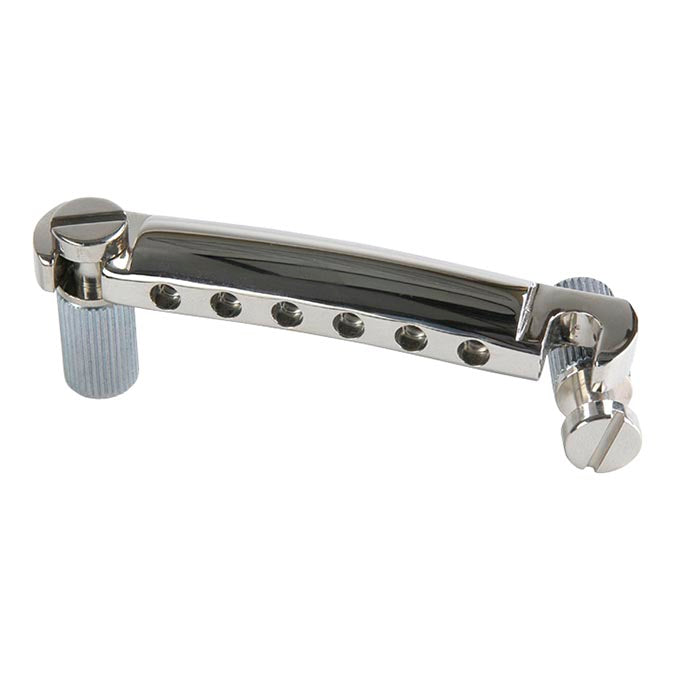 Gibson Stop Bar Tailpiece Nickel With Studs And Inserts