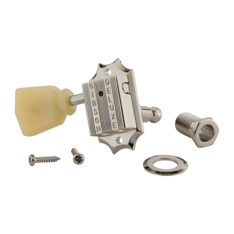 Gibson Vintage Nickel Machine Heads, Yellow Buttons