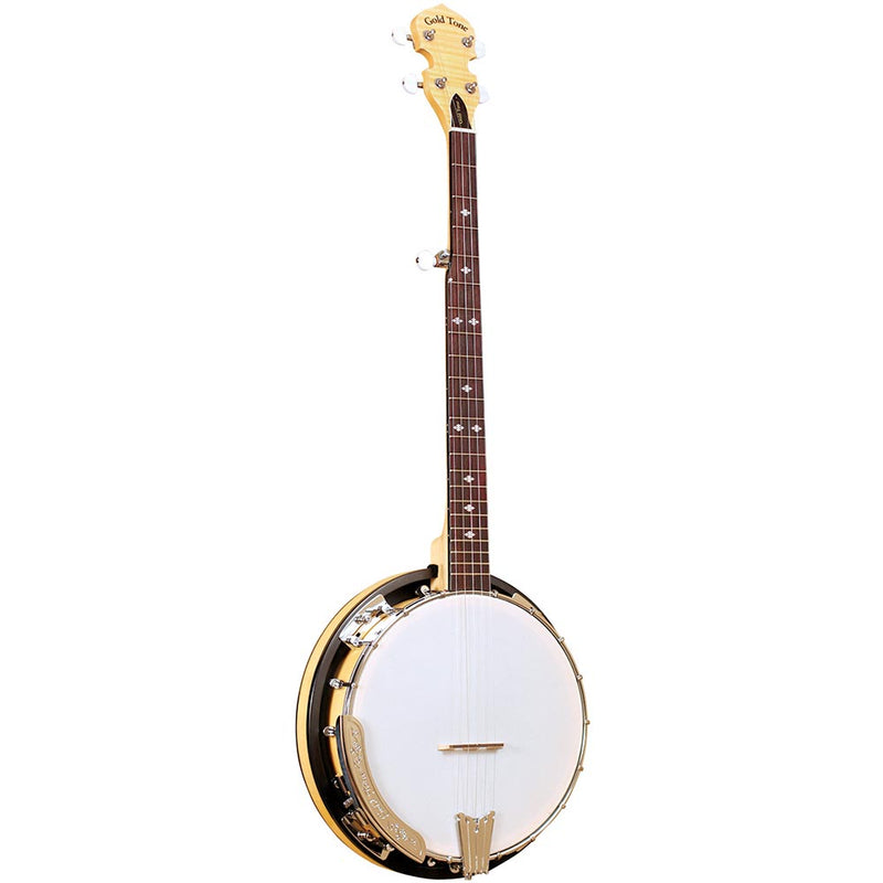 Gold Tone Cripple Creek 5 String Resonator Banjo With Wide Fingerboard