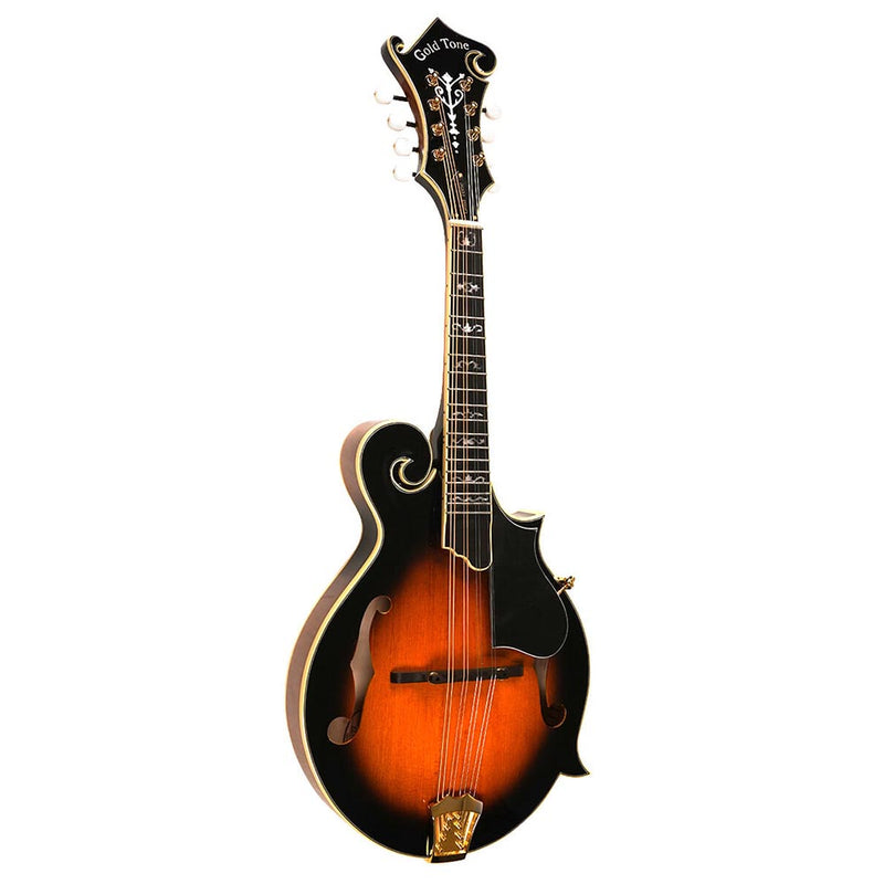 Gold Tone F-Style Mandolin, Carved Spruce Top, Two Tone Tobacco