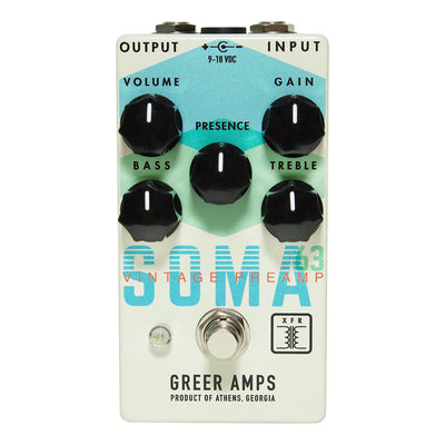 Greer Amps Soma '63 Vintage Preamp Effect Pedal