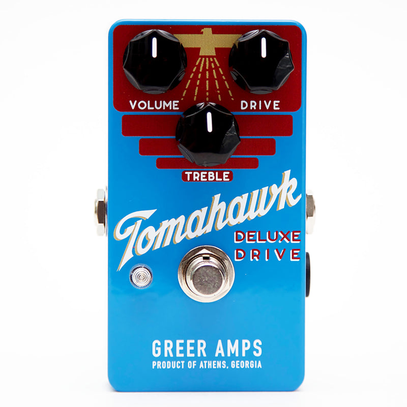 Greer Amps Tomahawk Deluxe Overdrive Effect Pedal