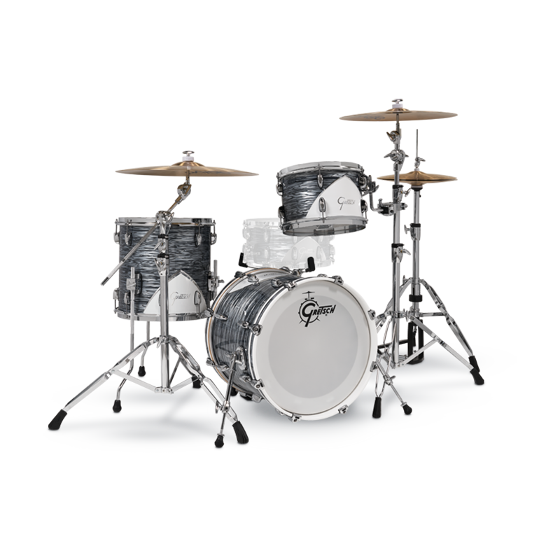 Gretsch 3 Piece Renown 57 Shell Pack 12/14/18, Silver Oyster Pearl