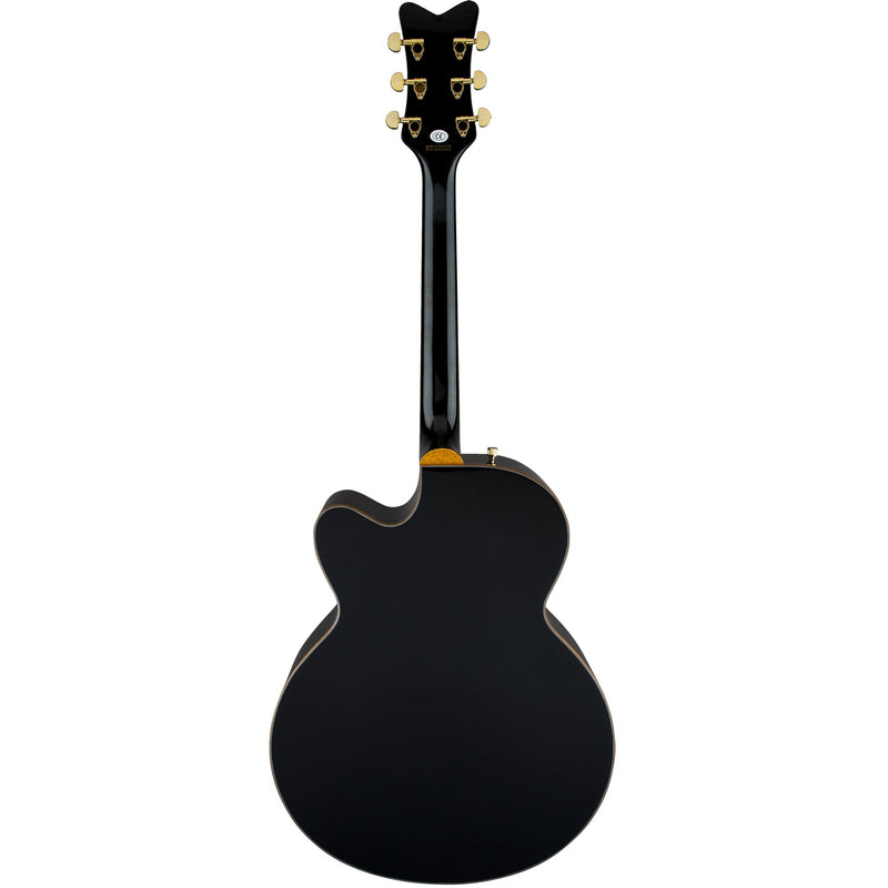 Gretsch G5022CBFE Rancher Falcon Jumbo Cutaway Acoustic Electric, Black