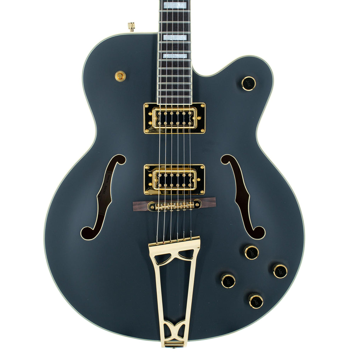 Gretsch G5191BK Tim Armstrong Signature Electromatic Hollow Body, Gold Hardware, Flat Black