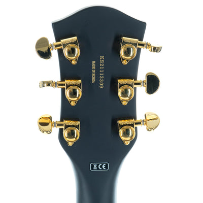 Gretsch G5191BK Tim Armstrong Signature Electromatic Hollow Body, Gold Hardware, Flat Black