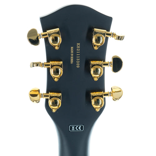 Gretsch G5191BK Tim Armstrong Signature Electromatic Hollow Body, Gold Hardware, Flat Black
