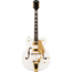 Gretsch G5422TG Electromatic Classic Hollow Body Double-Cut Electric Guitar, Laurel, Snowcrest White