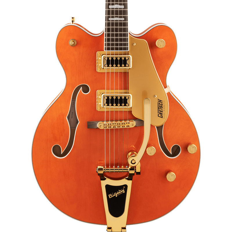 Gretsch G5422TG Electromatic Classic Hollow Body Electric Guitar Double-Cut, Laurel, Orange Stain