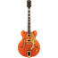 Gretsch G5422TG Electromatic Classic Hollow Body Electric Guitar Double-Cut, Laurel, Orange Stain