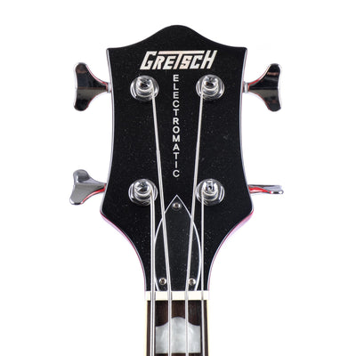 Gretsch G5442BDC Electromatic Hollow Body Short Scale Bass, Rosewood, Transparent Red