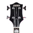 Gretsch G5442BDC Electromatic Hollow Body Short Scale Bass, Rosewood, Transparent Red