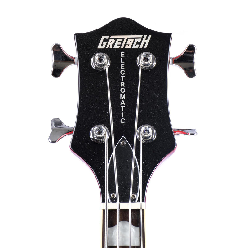 Gretsch G5442BDC Electromatic Hollow Body Short Scale Bass, Rosewood, Transparent Red