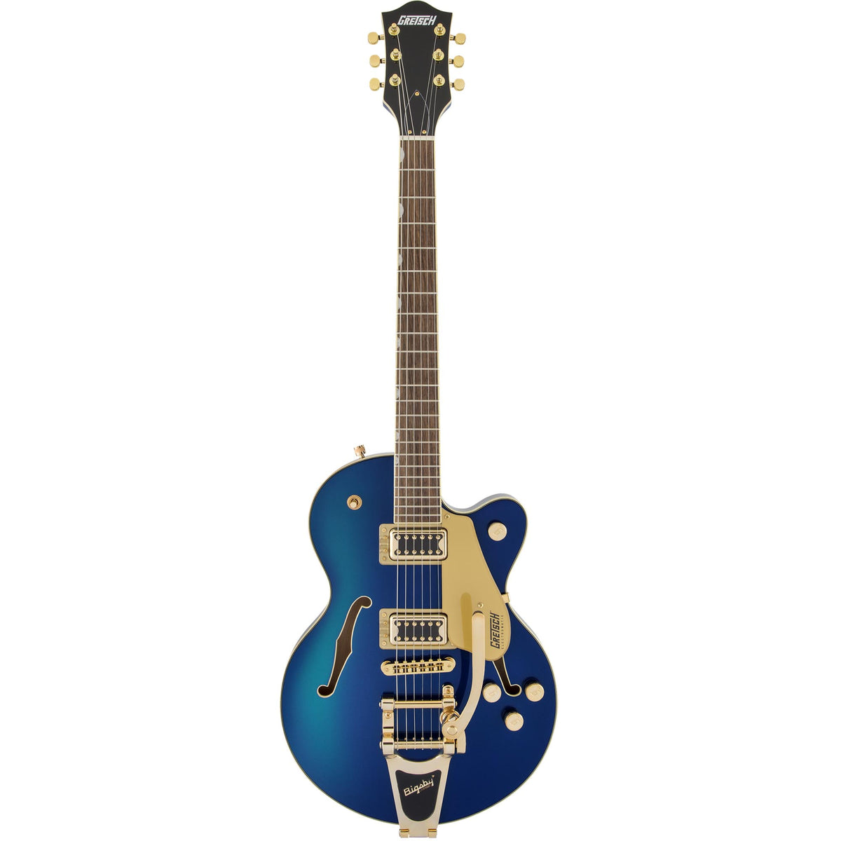 Gretsch G5655TG Electromatic Center Block JR Bigsby Gold Hardware, Azure Metallic