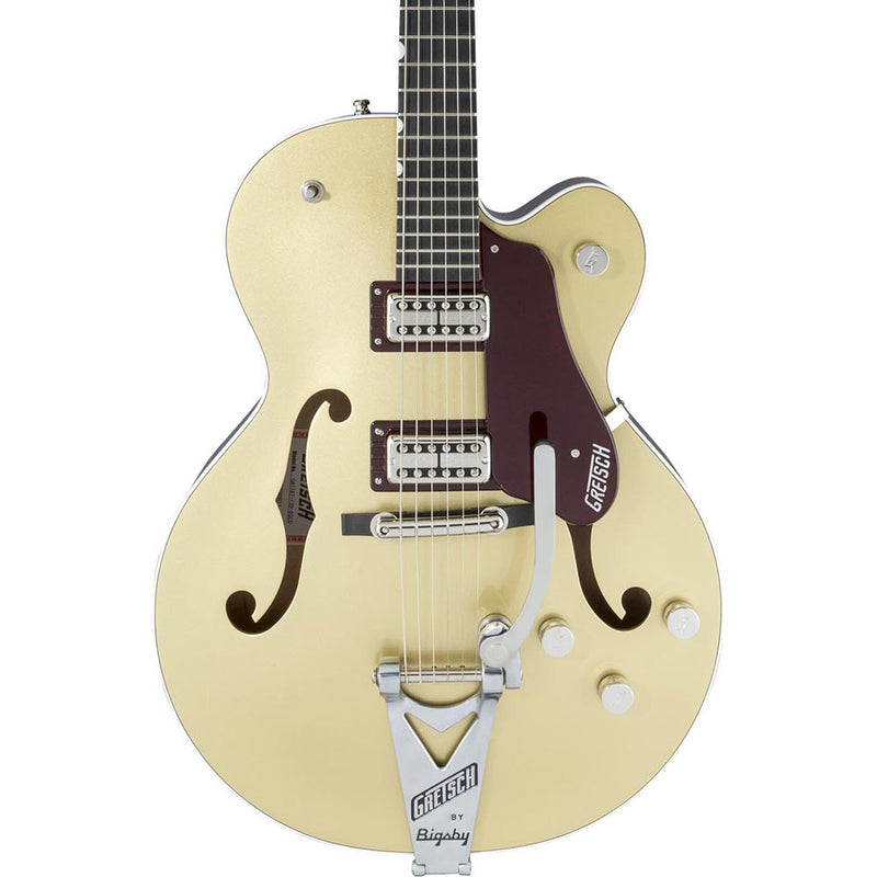 Gretsch G6118T-135 Limited 135th Anniversary With Bigsby - Ebony - 2 Tone Casino Gold/Dark Cherry Metallic