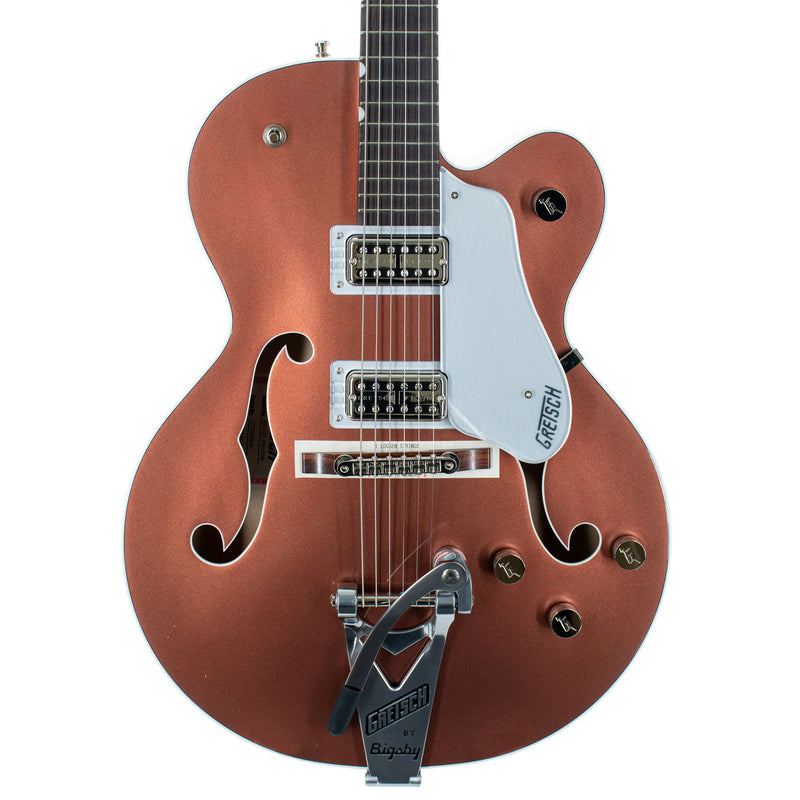 Gretsch G6118T Players Edition Anniversary, 2-Tone Copper Metallic/Sahara Metallic, Bigsby