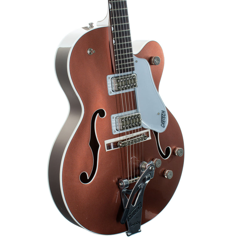 Gretsch G6118T Players Edition Anniversary, 2-Tone Copper Metallic/Sahara Metallic, Bigsby