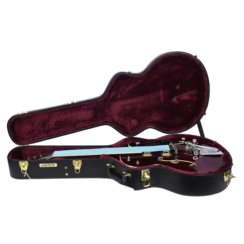 Gretsch G6120T Limited Edition '59 Nashville Single Cut, Ebony, Dark Cherry Stain