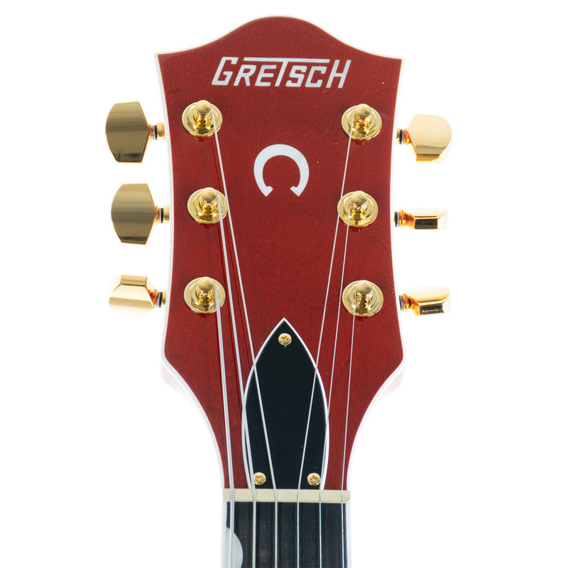 Gretsch G6120TG Players Edition Nashville Hollow Body Electric Guitar, Gold Hardware, Orange Stain