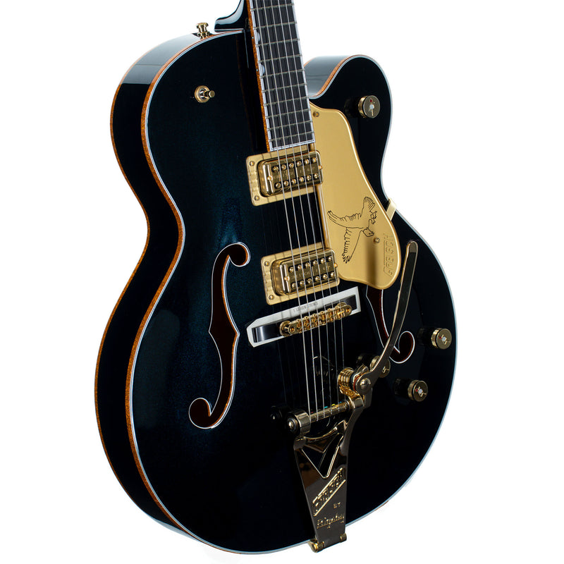 Gretsch G6136TG Players Edition Falcon Hollow Body Electric Guitar, Midnight Sapphire, Ebony Fingerboard