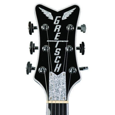 Gretsch G6636TSL Players Edition Silver Falcon With String Thru Bigsby Black